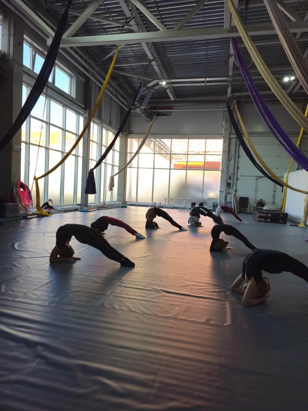 Интенсив по воздушной гимнастике и акробатике спортивного центра "Нью Дэй", 2 смена (5-7 лет)