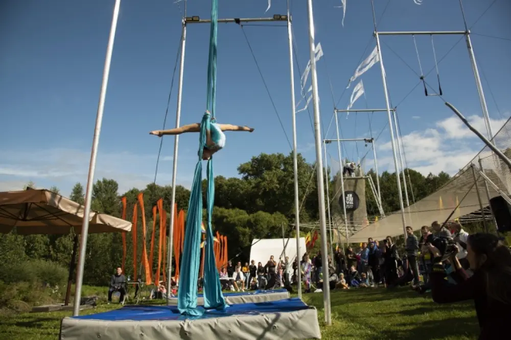 Большой фестиваль воздушной гимнастики (установление мирового рекорда и соревновательная часть)