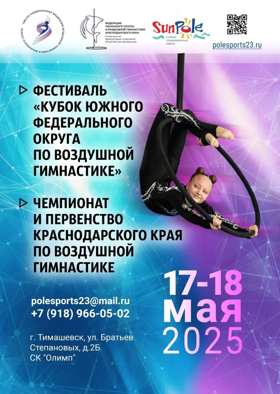 "Чемпионат и Первенство Краснодарского края" и фестиваль воздушной гимнастики "Кубок Южного федерального округа"