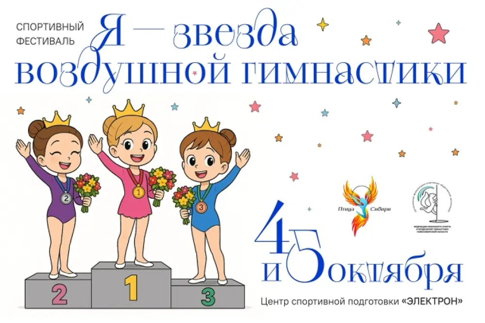 Фестиваль «Я звезда воздушной гимнастики» (Нормативы - сдача ОФП и СФП (полотно/кольцо и стропы)