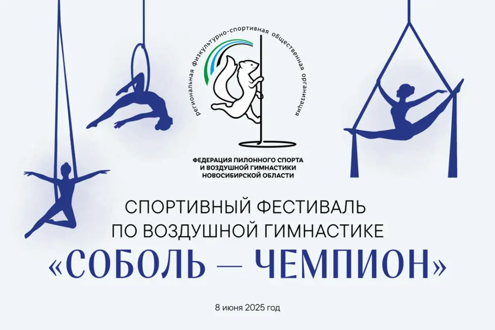 Спортивный фестиваль по воздушной гимнастике "СОБОЛЬ-ЧЕМПИОН"