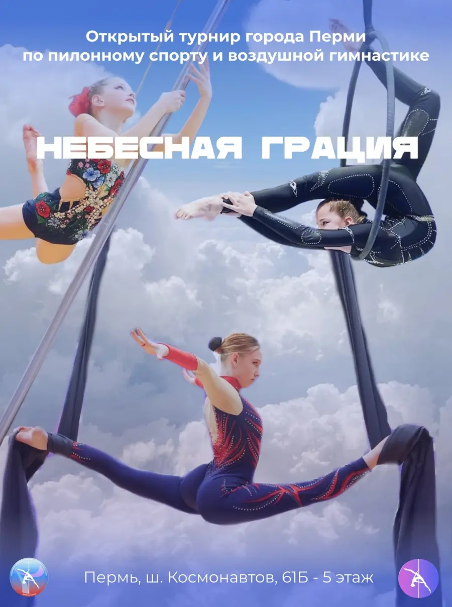 Открытый турнир города Перми по пилонному спорту и воздушной гимнастике "Небесная Грация"