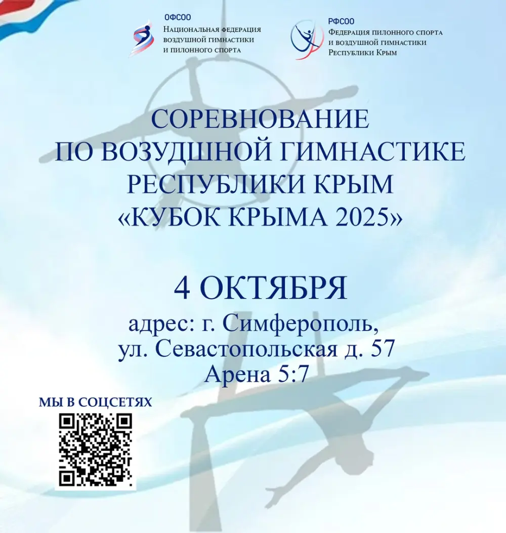 Региональные соревнования по воздушной гимнастики "Кубок Крыма 2025"