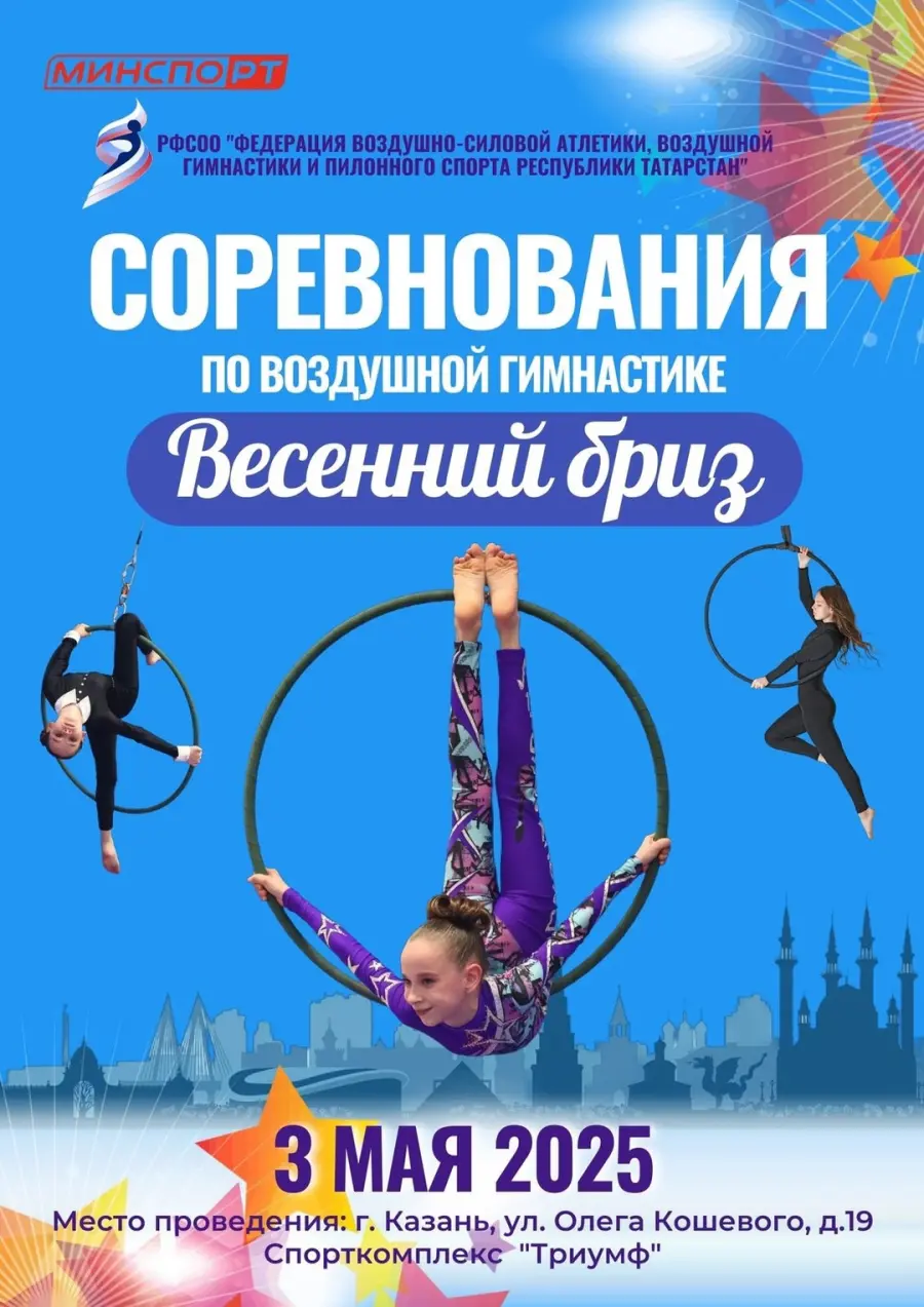 Соревнования по воздушной гимнастике "Весенний бриз"