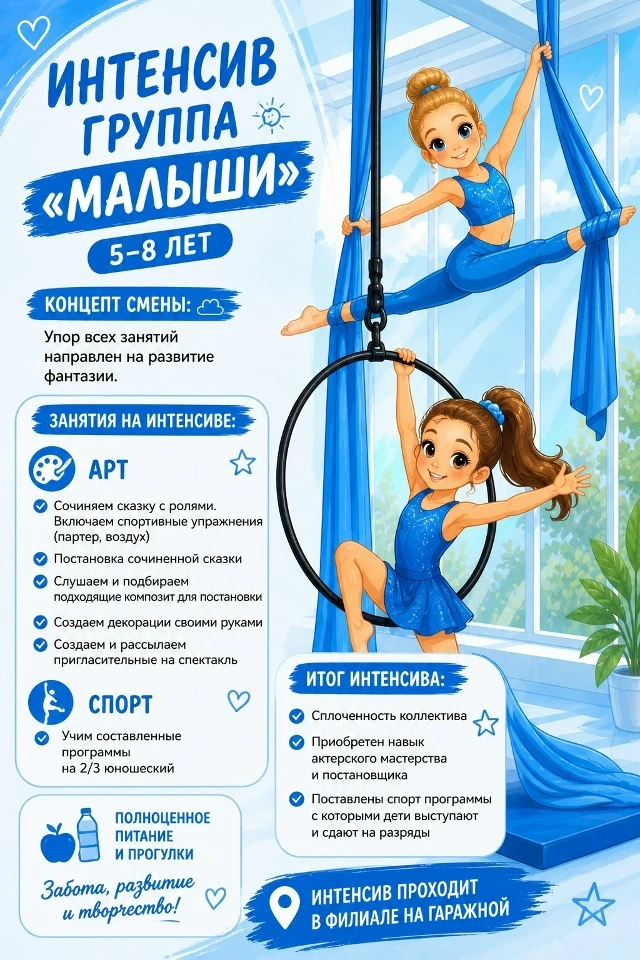 Интенсив для малышей (5-8 лет)