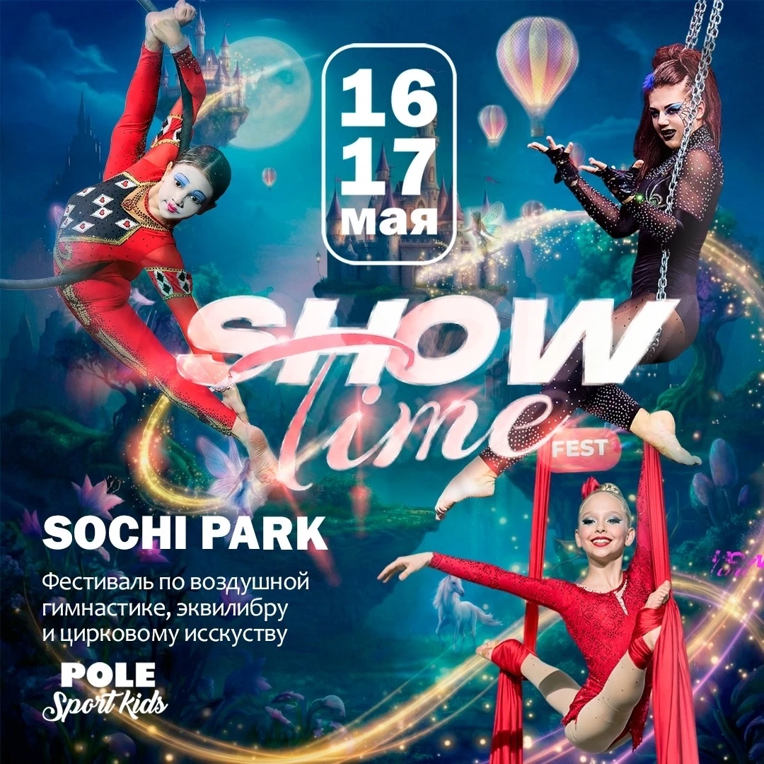 Арт-фестиваль по воздушной гимнастике, эквилибру и цирковому искусству "Show Time"