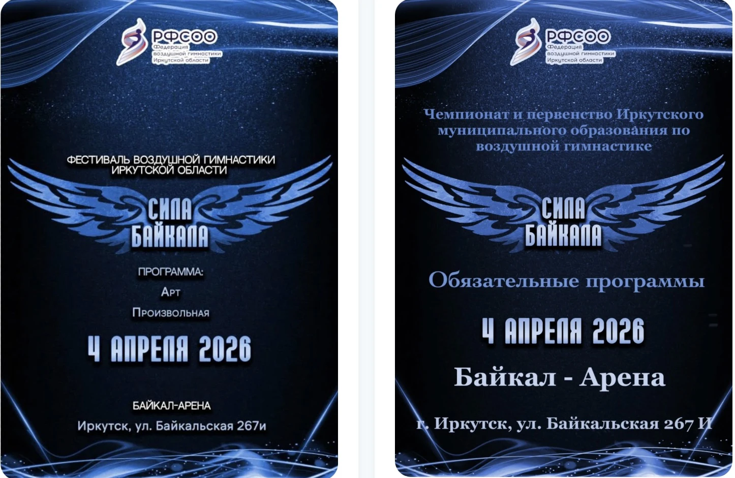 Чемпионат, Первенство и Фестиваль Иркутского районного муниципального образования по воздушной гимнастике "Сила Байкала"