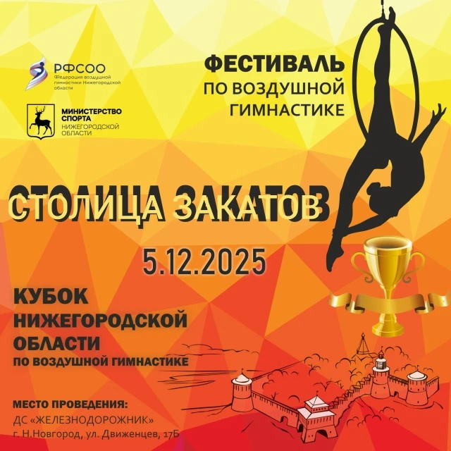 Фестиваль и Кубок Нижегородской обл. по воздушной гимнастики "Столица закатов"
