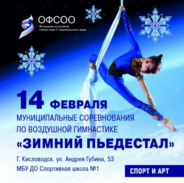 Муниципальные соревнования и спортивный фестиваль по воздушной гимнастике "Зимний пьедестал"