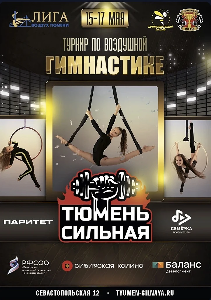 Турнир по воздушной гимнастике "Тюмень сильная"