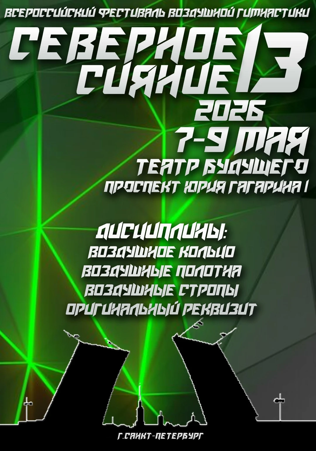 Всероссийский фестиваль воздушной гимнастики "Северное сияние"