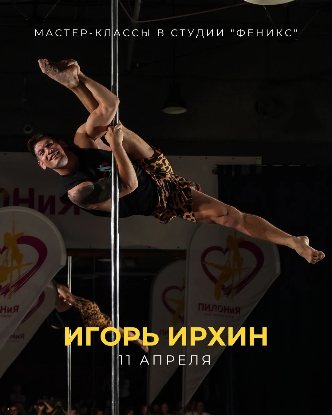 Мастер-класс по спорту на пилоне