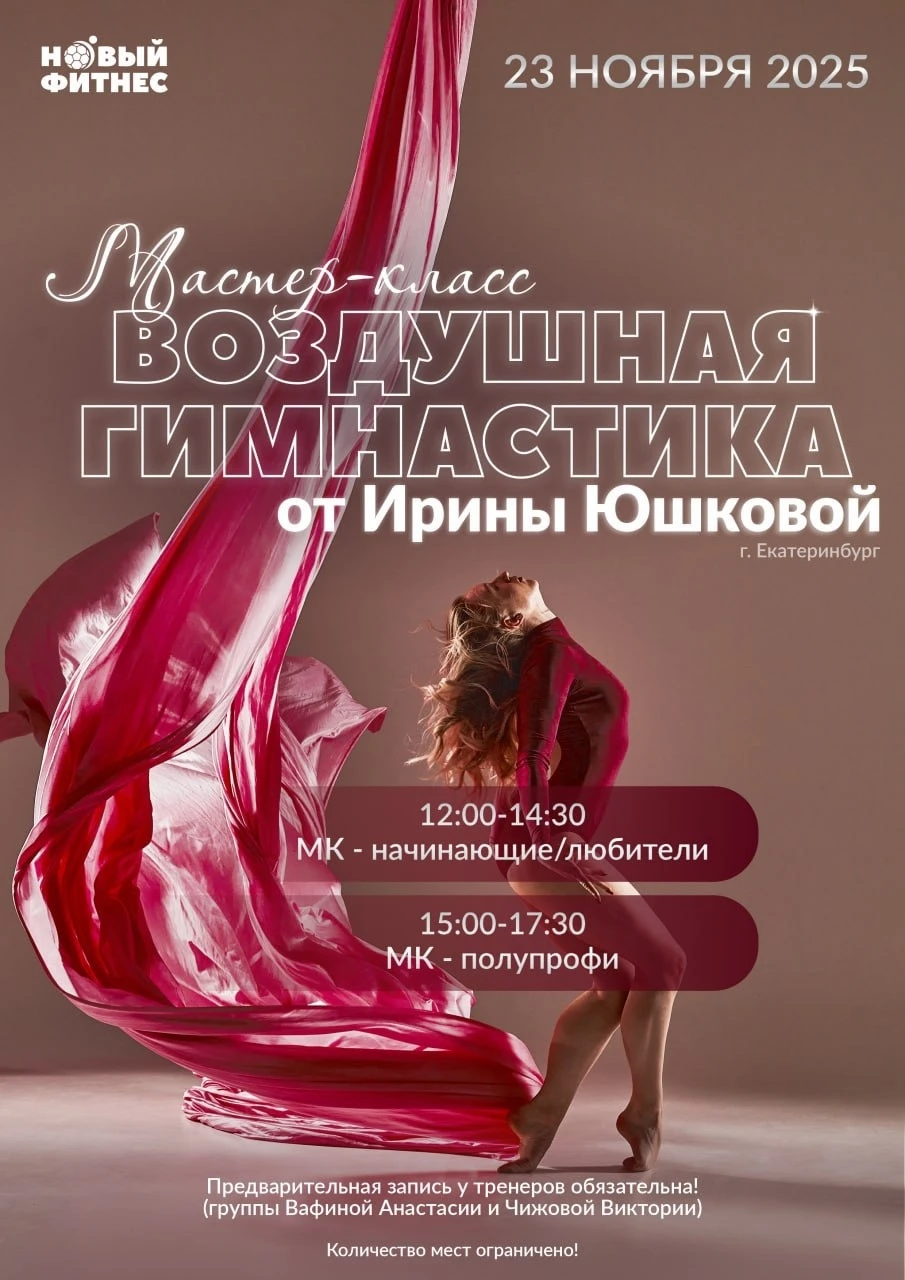 Мастер-класс по воздушной гимнастике