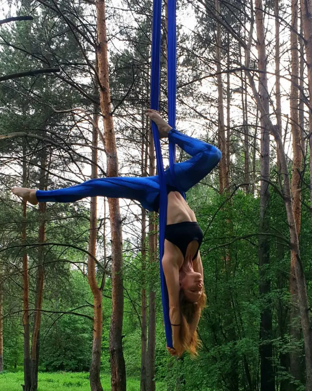 Мастер-класс по воздушному эквилибру и акробатике в гамаках